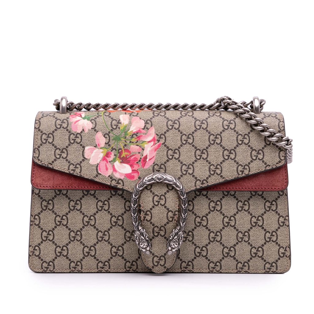 Gucci Medium GG Supreme Blooms Dionysus Shoulder Bag