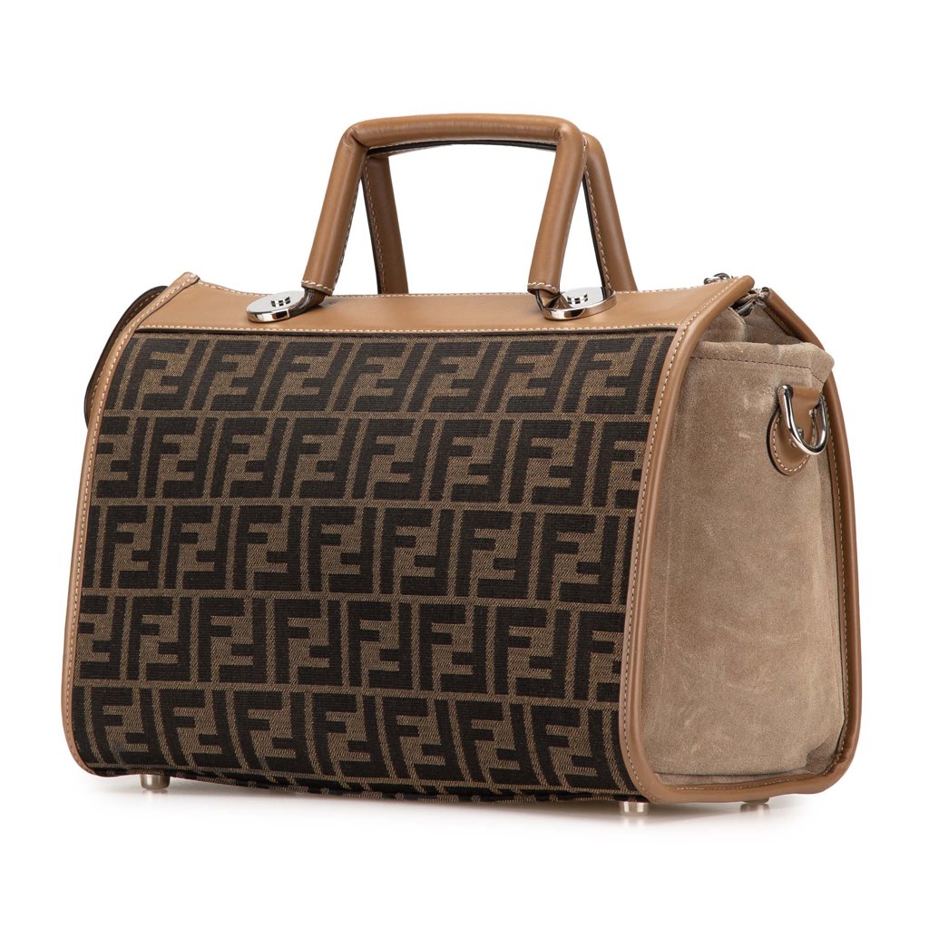 Fendi Zucca Canvas Soft Trunk Satchel - 2