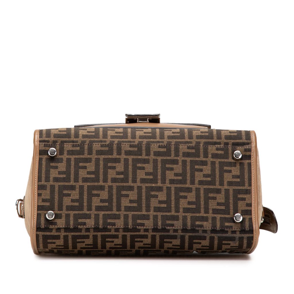 Fendi Zucca Canvas Soft Trunk Satchel - 3