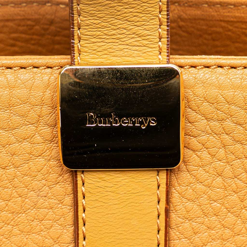 Burberry Leather Tote - 5