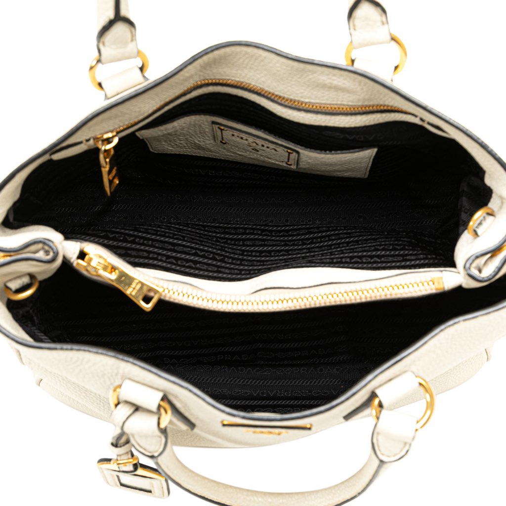 Prada Vitello Daino Open Convertible Tote - 4