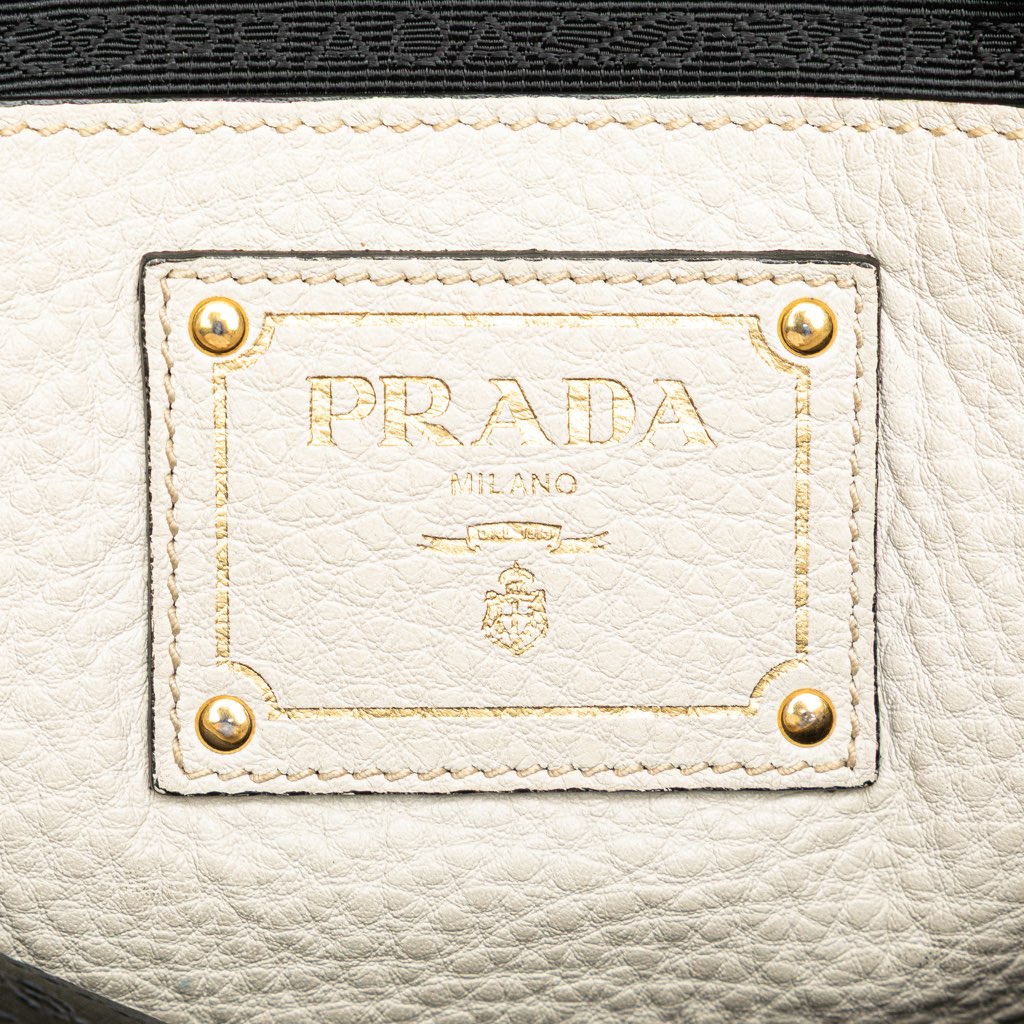 Prada Vitello Daino Open Convertible Tote - 5