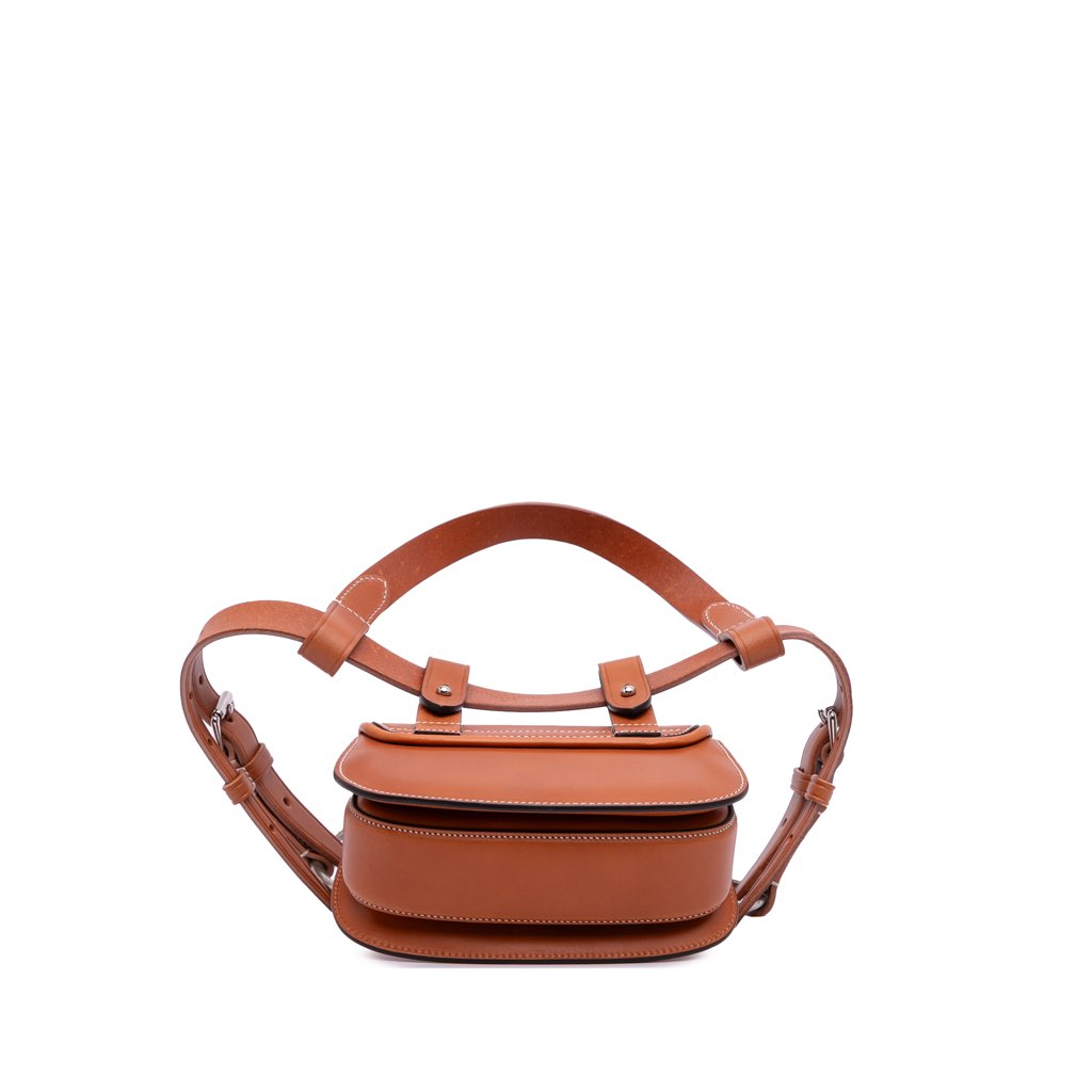 Gucci Mini Leather Bamboo 1947 Belt Bag - Image 6