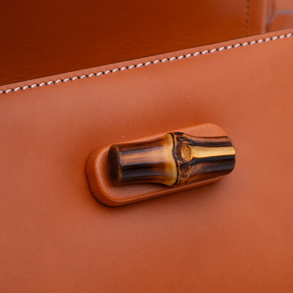 Gucci Mini Leather Bamboo 1947 Belt Bag - Side view