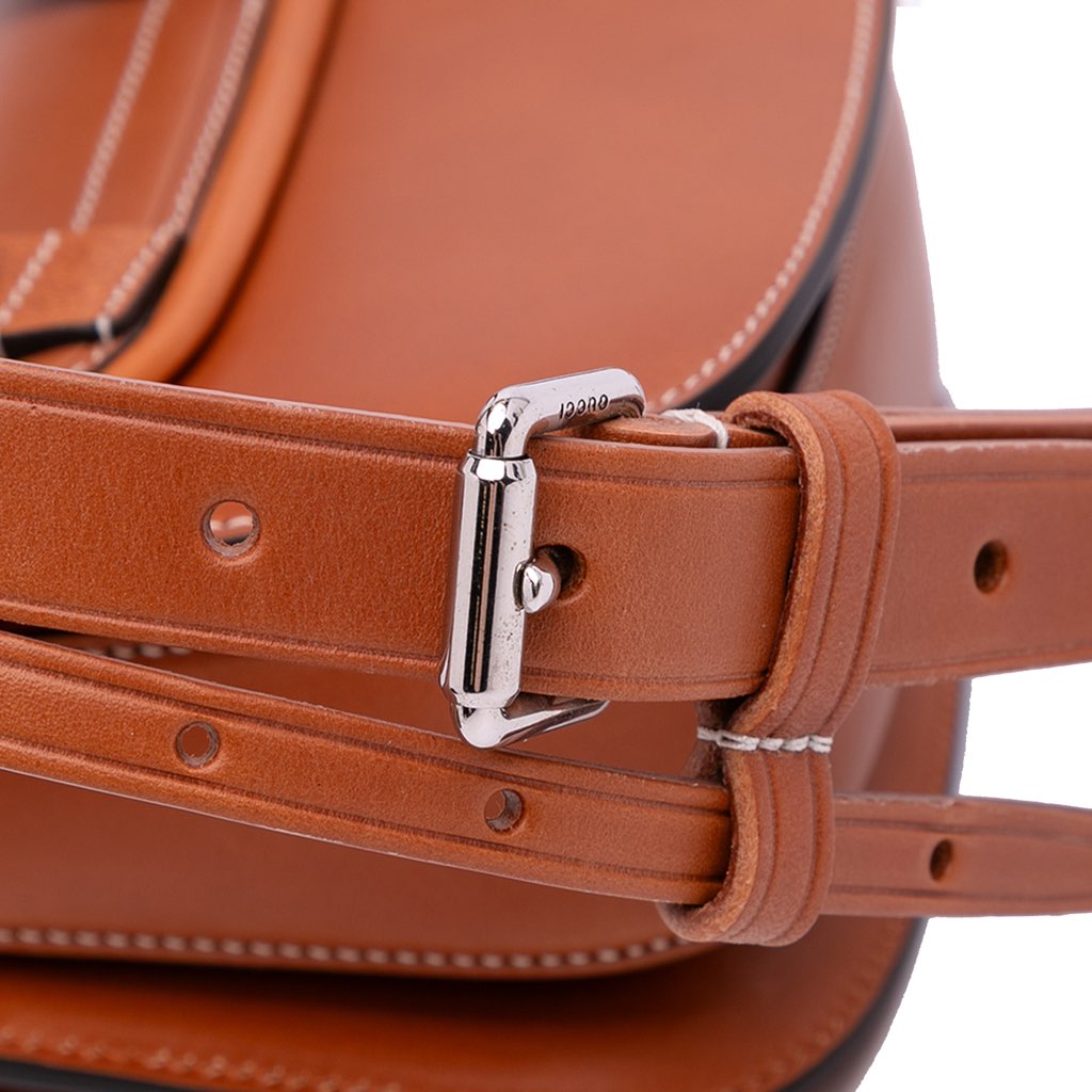 Gucci Mini Leather Bamboo 1947 Belt Bag - Image 12