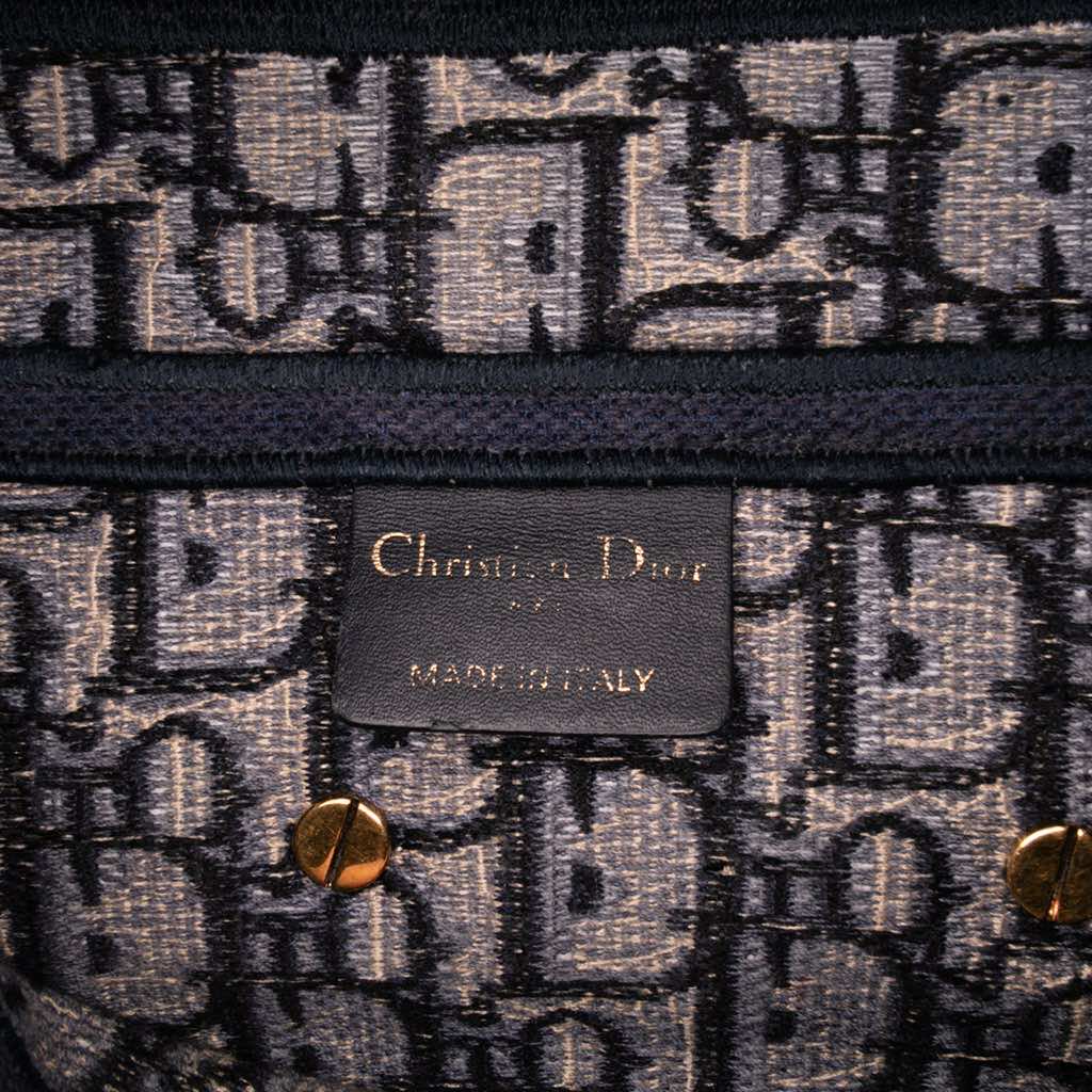 Dior Oblique Canvas Embroidered Saddle Bag - 5