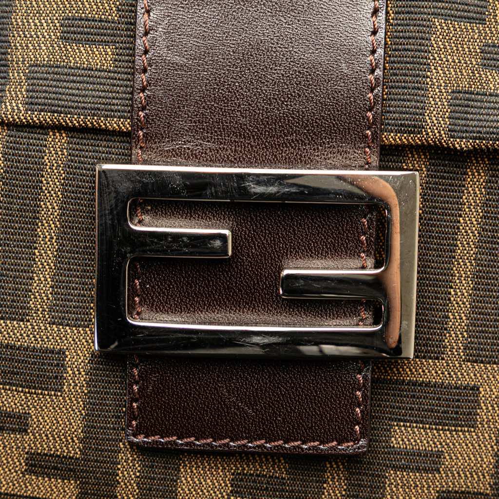 Fendi Zucca Canvas Shoulder Bag - Image 10