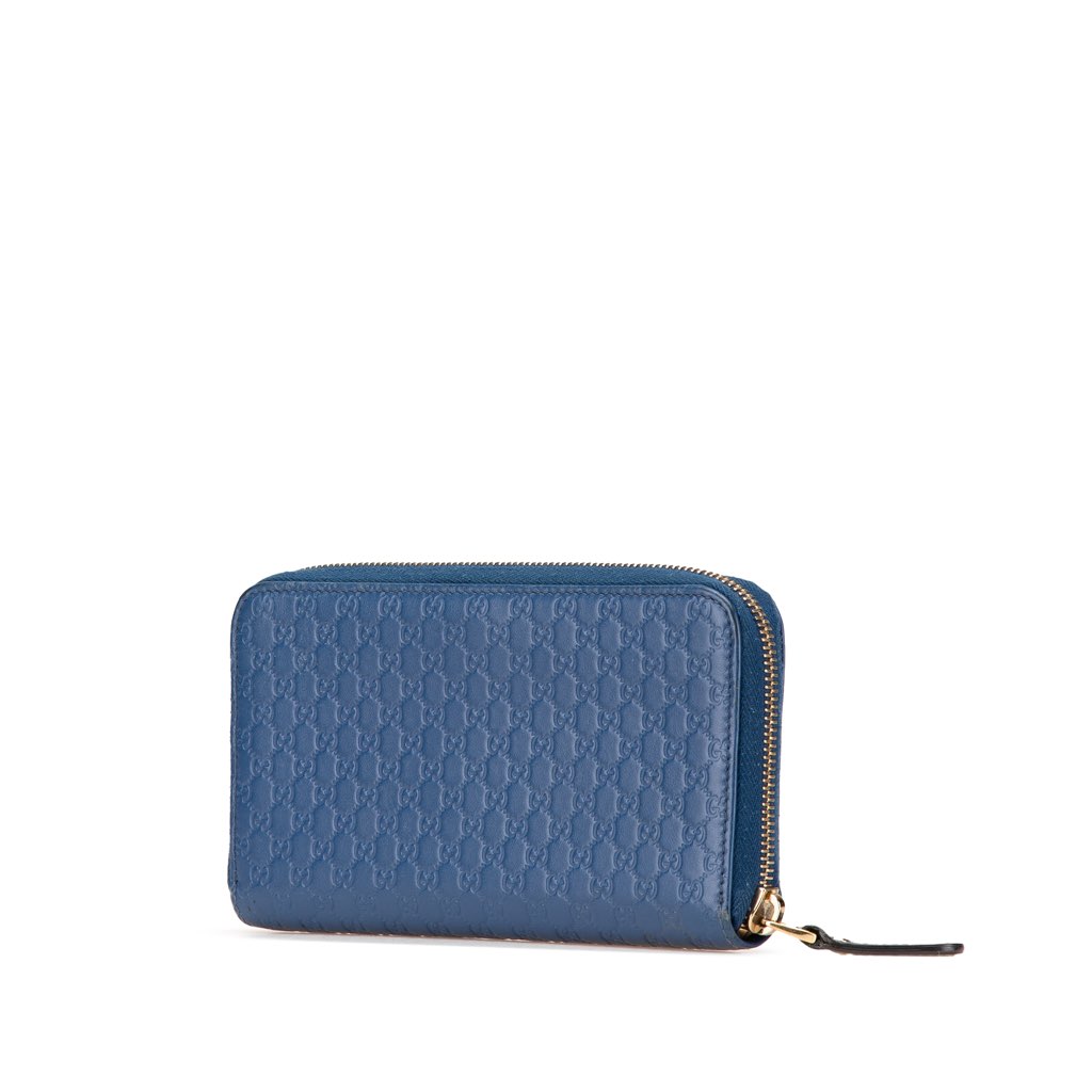 Gucci Microguccissima Zip Around Long Wallet - 2