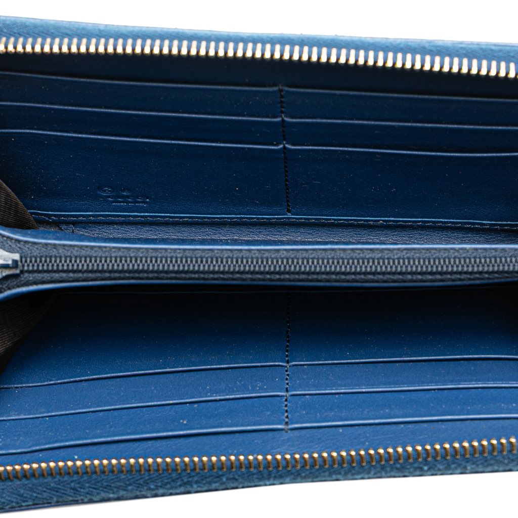 Gucci Microguccissima Zip Around Long Wallet - 4