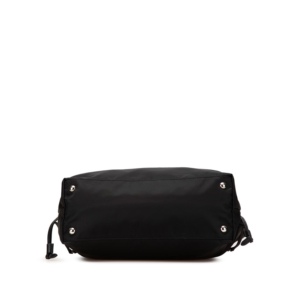 Prada Tessuto Saffiano Trimmed Open Convertible Tote - Image 6