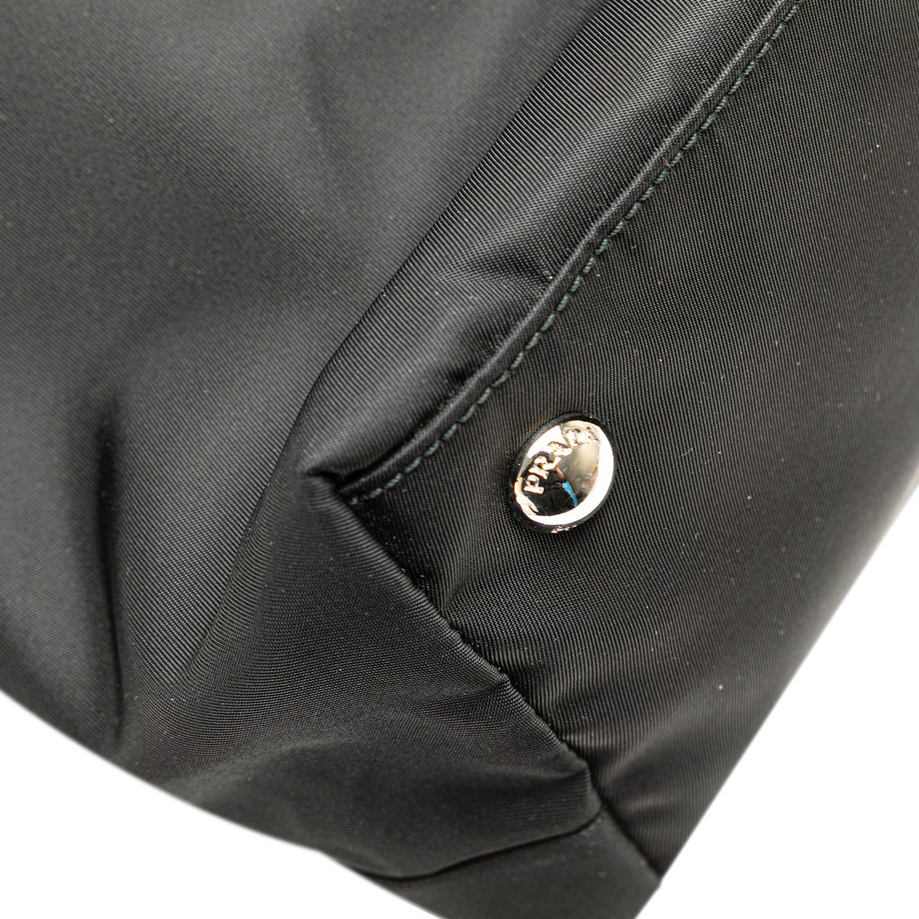 Prada Tessuto Saffiano Trimmed Open Convertible Tote - Image 11