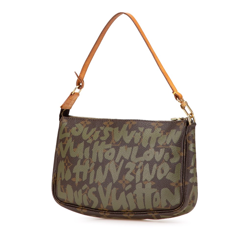 Louis Vuitton Stephen Sprouse Monogram Graffiti Pochette Accessoires - Back view