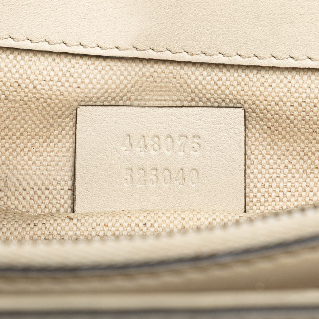 Gucci Medium Leather Bamboo Dionysus Web Satchel - Detail 1