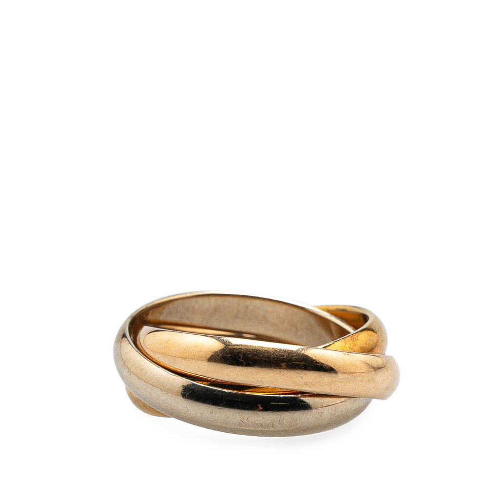 Cartier Tricolor 18K Les Must de Cartier Trinity Three Band Ring - 2