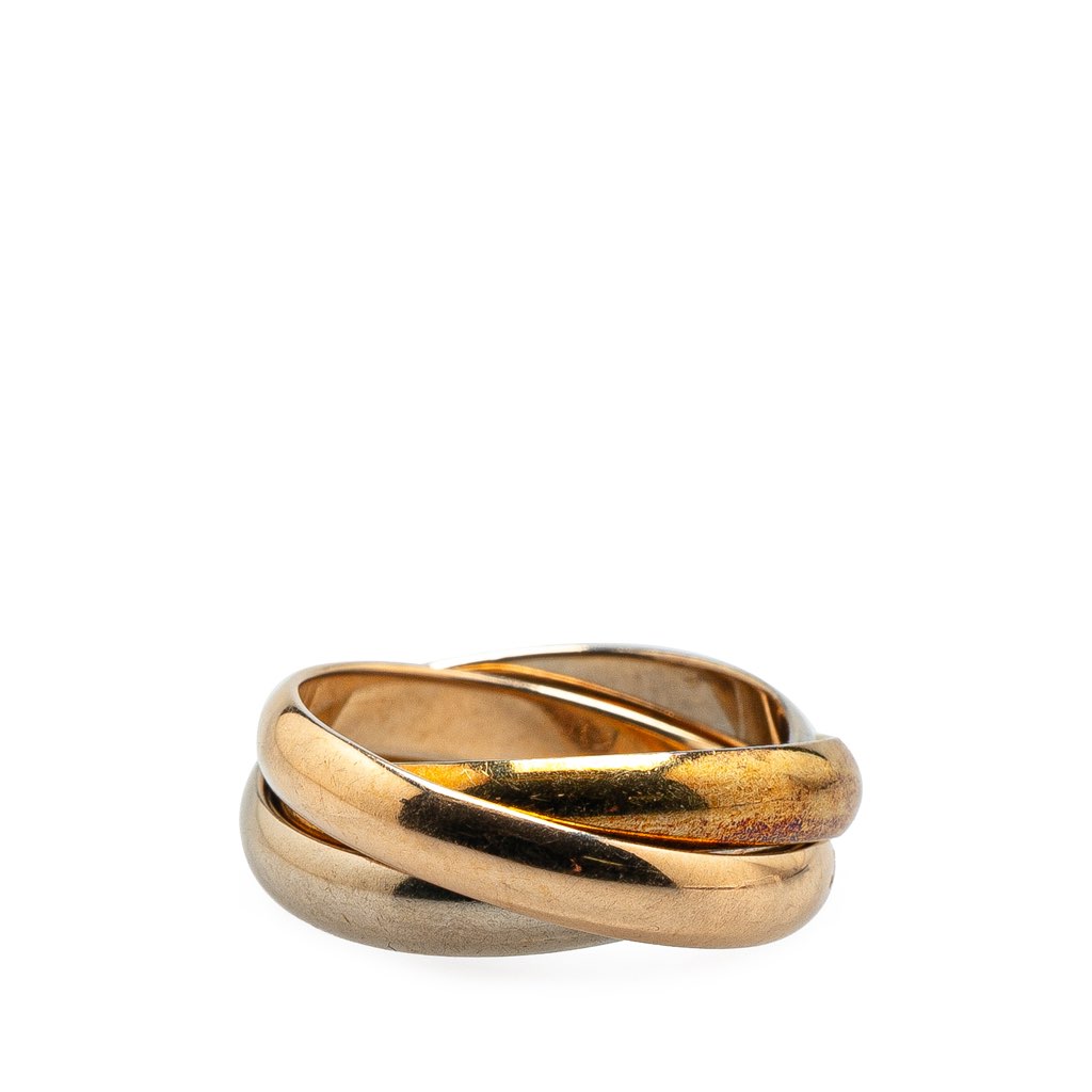 Cartier Tricolor 18K Les Must de Cartier Trinity Three Band Ring - 3