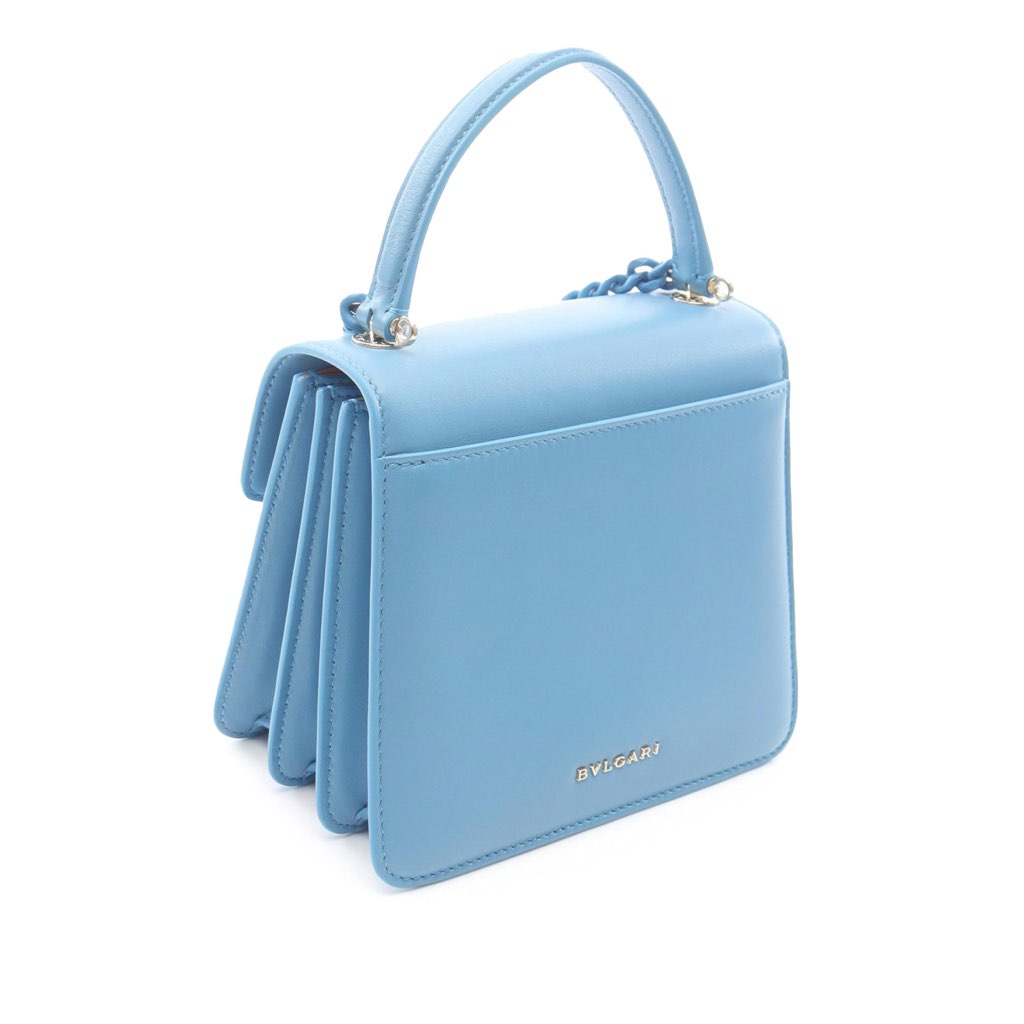 Bvlgari Small Leather Serpenti Forever Maxi Chain Satchel - 2