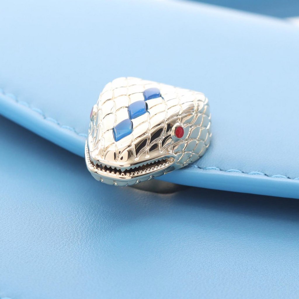 Bvlgari Small Leather Serpenti Forever Maxi Chain Satchel - 5