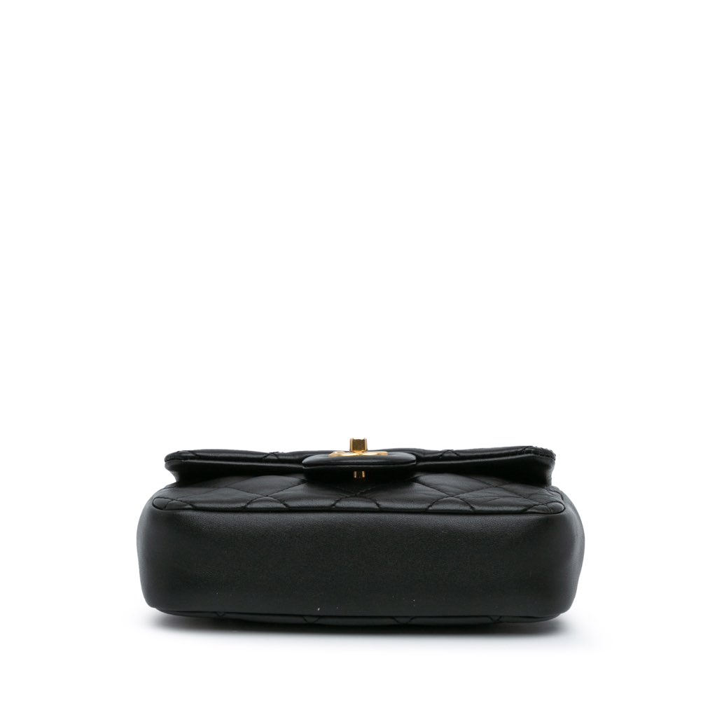 Chanel Mini Rectangular Quilted Lambskin Heart Charms Flap - Image 6