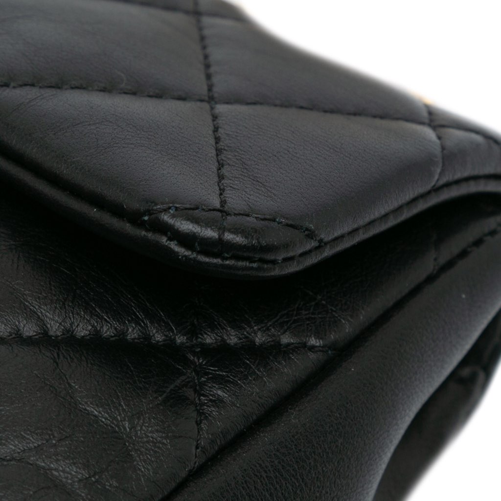 Chanel Mini Rectangular Quilted Lambskin Heart Charms Flap - Image 11