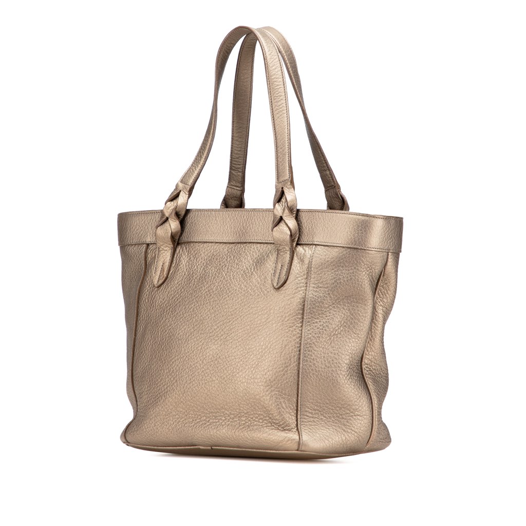 Loewe Leather Fusta Tote - Back view
