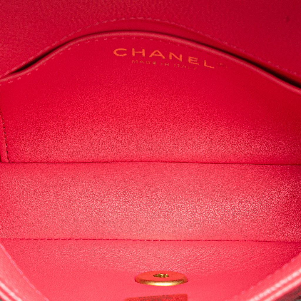 Chanel Mini Quilted Caviar Sweetheart Flap - 4