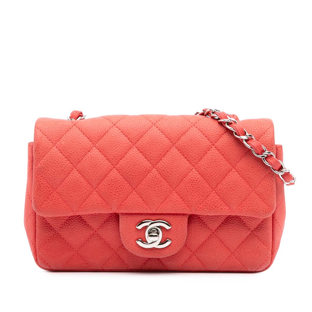 Chanel Mini Rectangular Classic Caviar Single Flap