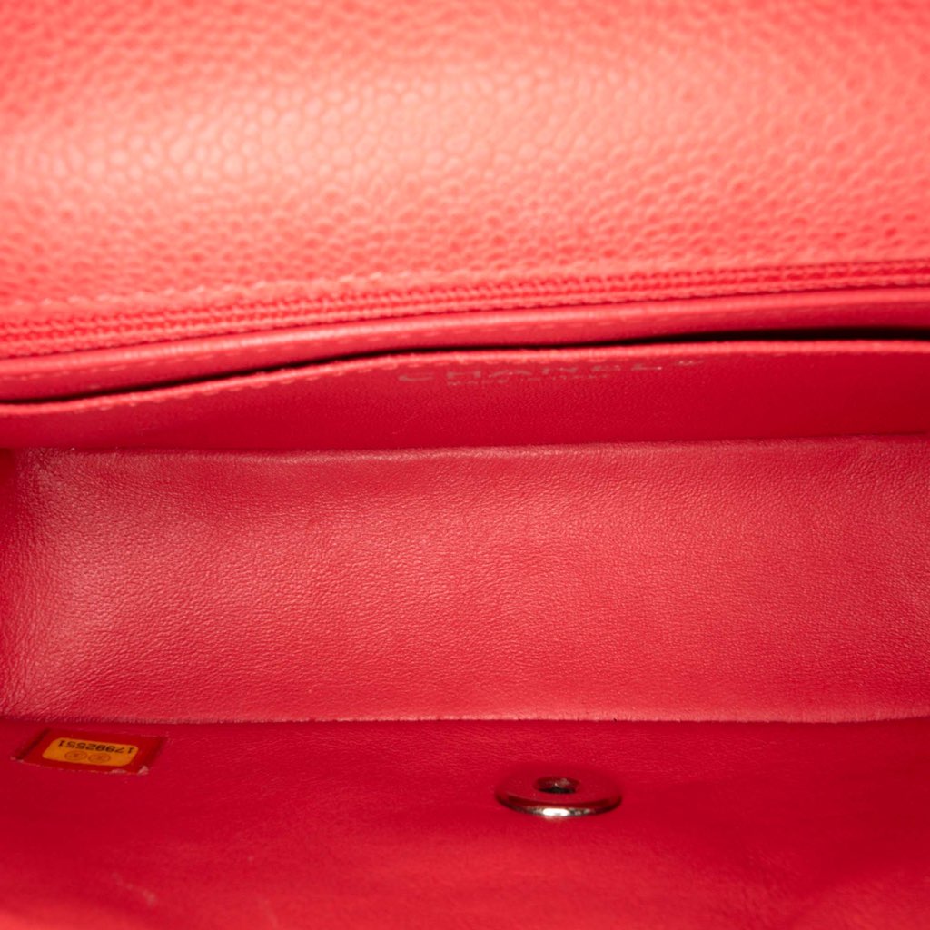 Chanel Mini Rectangular Classic Caviar Single Flap - 4