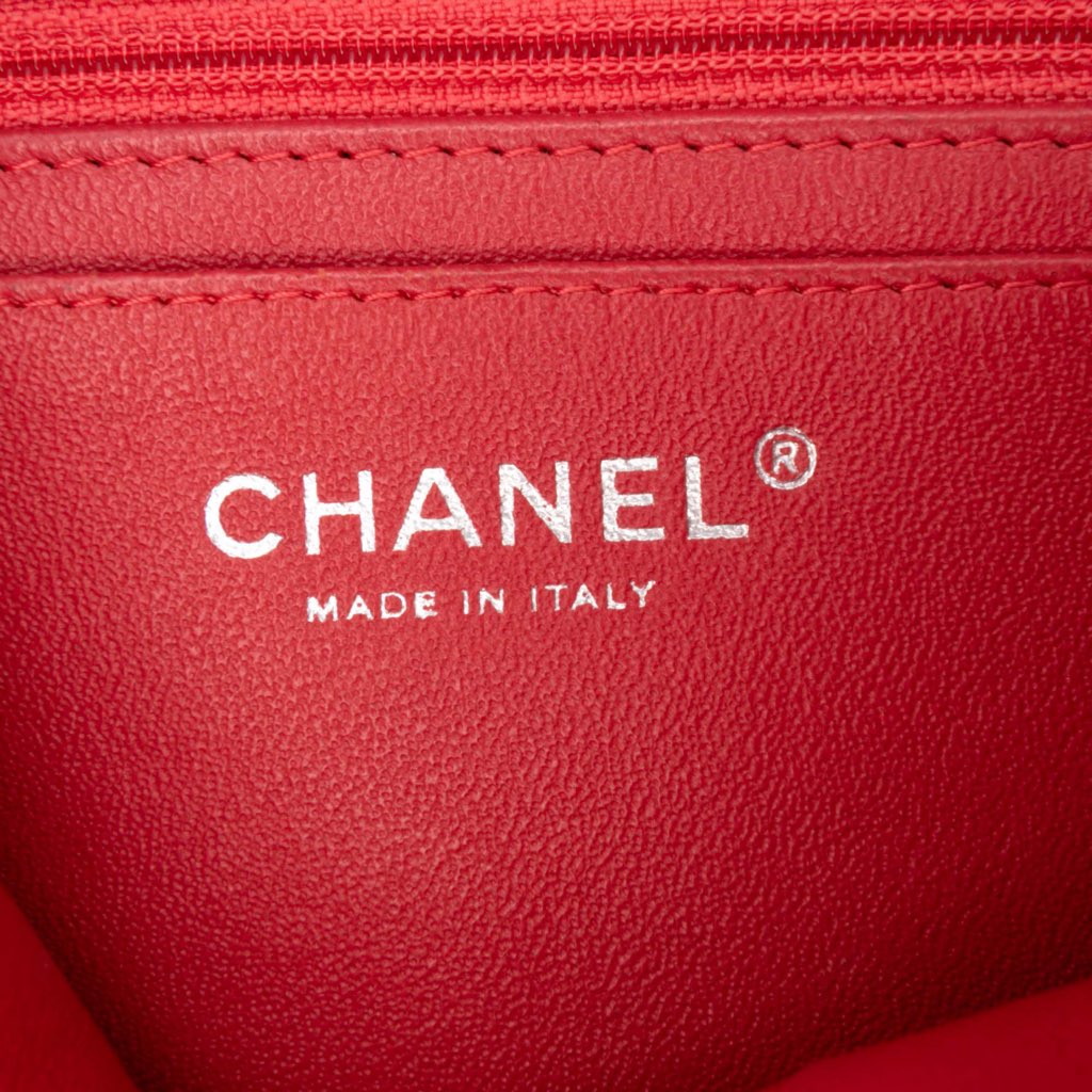 Chanel Mini Rectangular Classic Caviar Single Flap - Side view