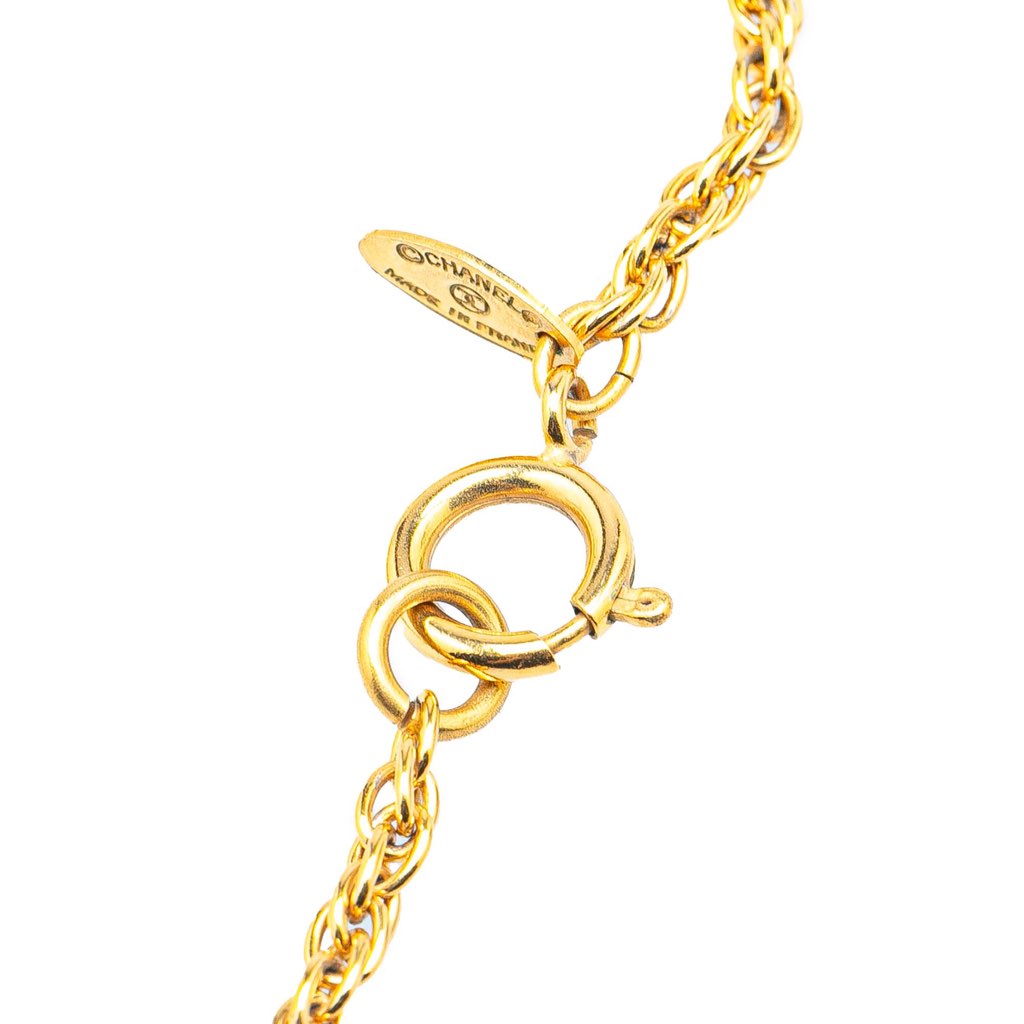 Chanel Gold Plated 31 Rue Cambon Pendant Necklace - 2