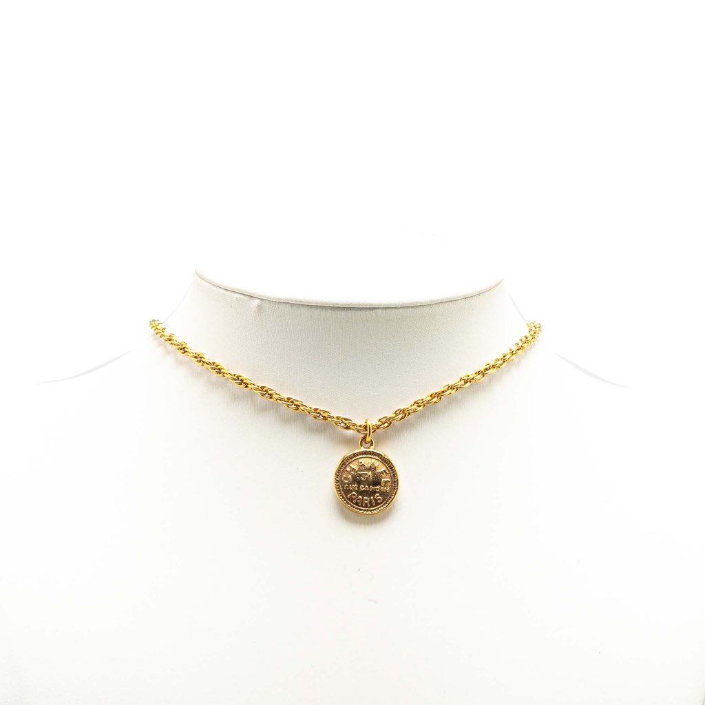 Chanel Gold Plated 31 Rue Cambon Pendant Necklace - 4