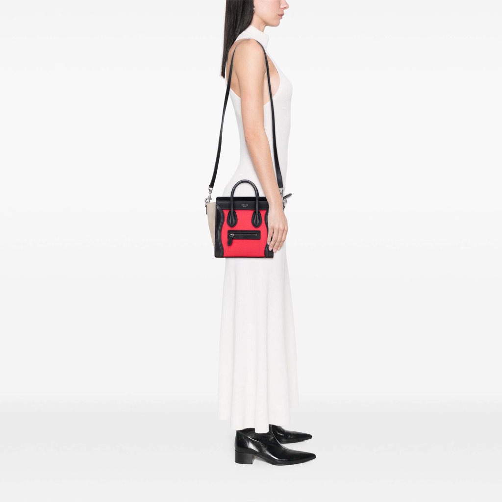 Celine Nano Tricolor Luggage Tote - Image 12