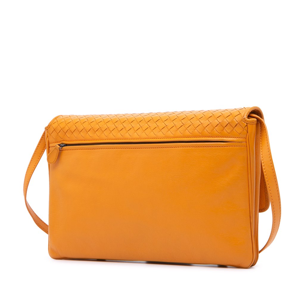 Bottega Veneta Nappa Intrecciato Flap Shoulder Bag - 2