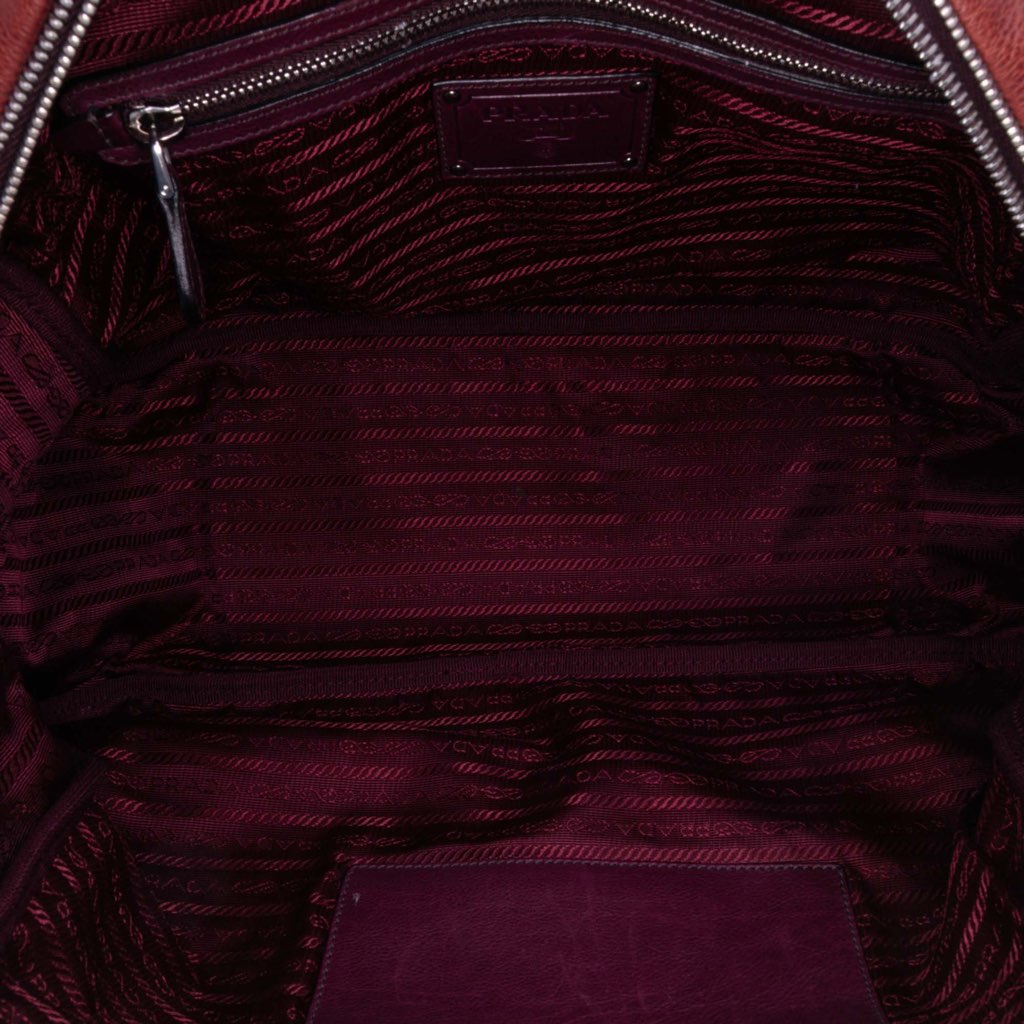 Prada Sfumato Glace Calf Satchel - 4