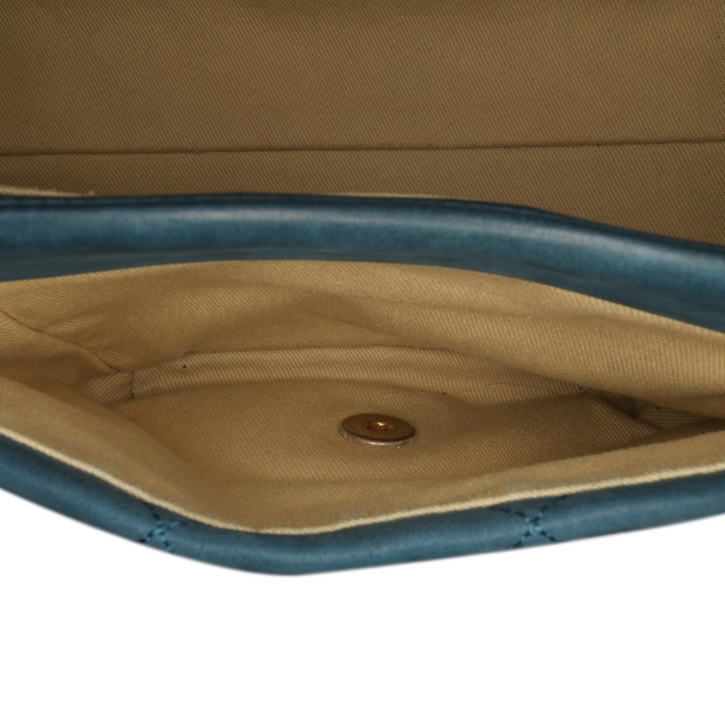 Chanel Large Iridescent Calfskin Chic Quilt Flap - 5