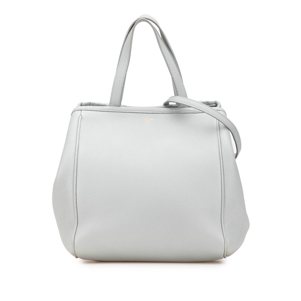 Celine Small Grained Calfskin Folded Cabas Tote