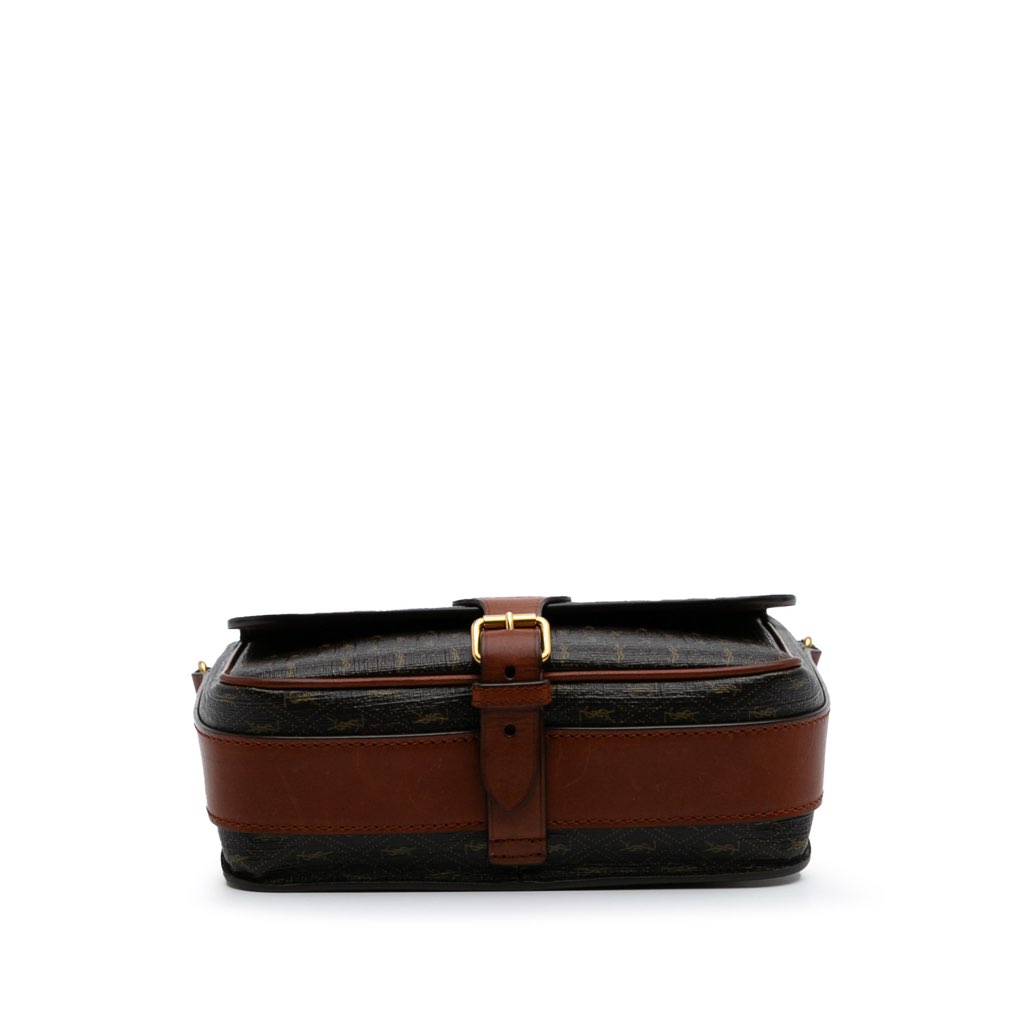 Saint Laurent Medium Coated Canvas Le Monogramme Buckle Crossbody - 3