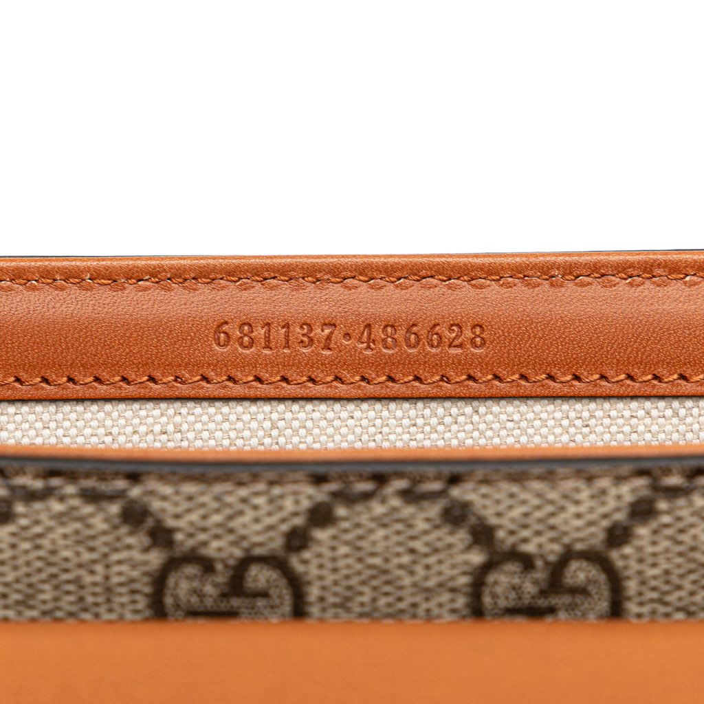 Gucci Mini GG Supreme Web Bamboo 1947 Belt Bag - Detail 1