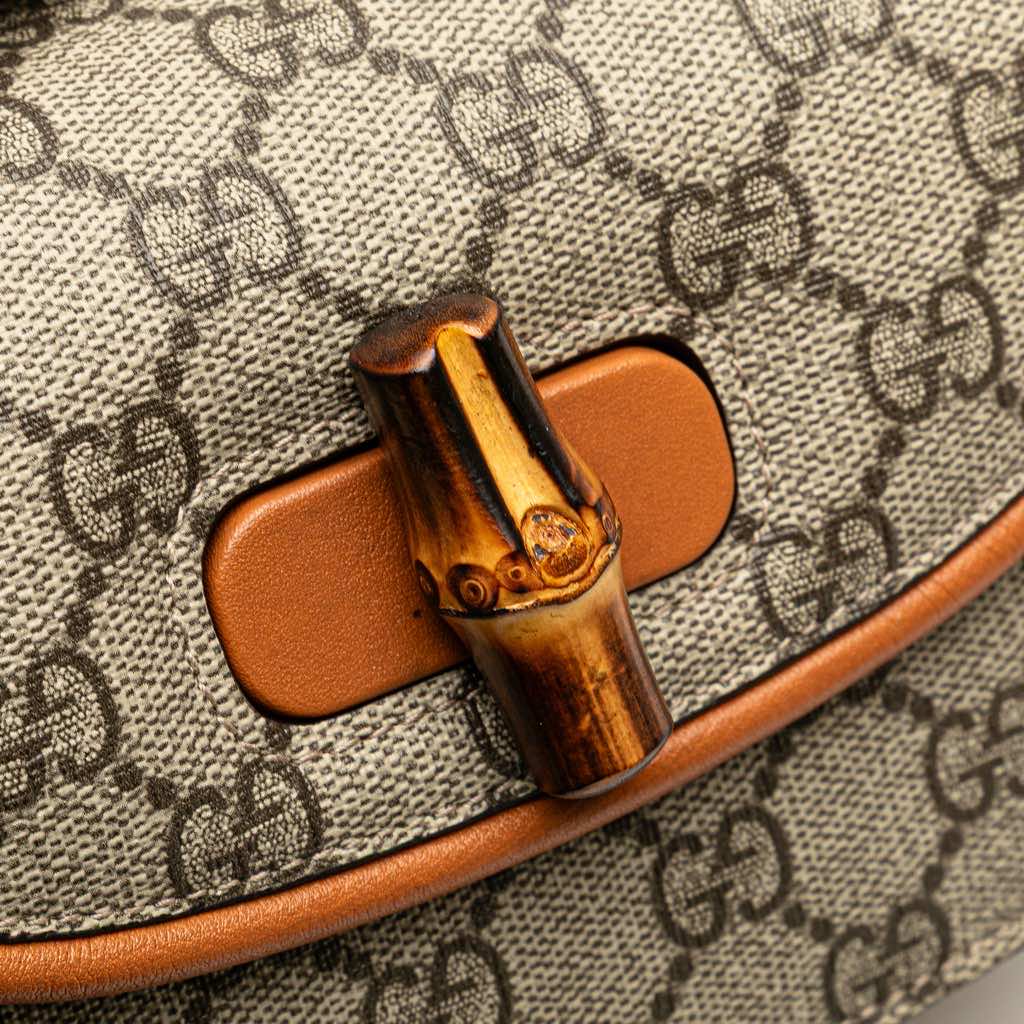Gucci Mini GG Supreme Web Bamboo 1947 Belt Bag - Image 10