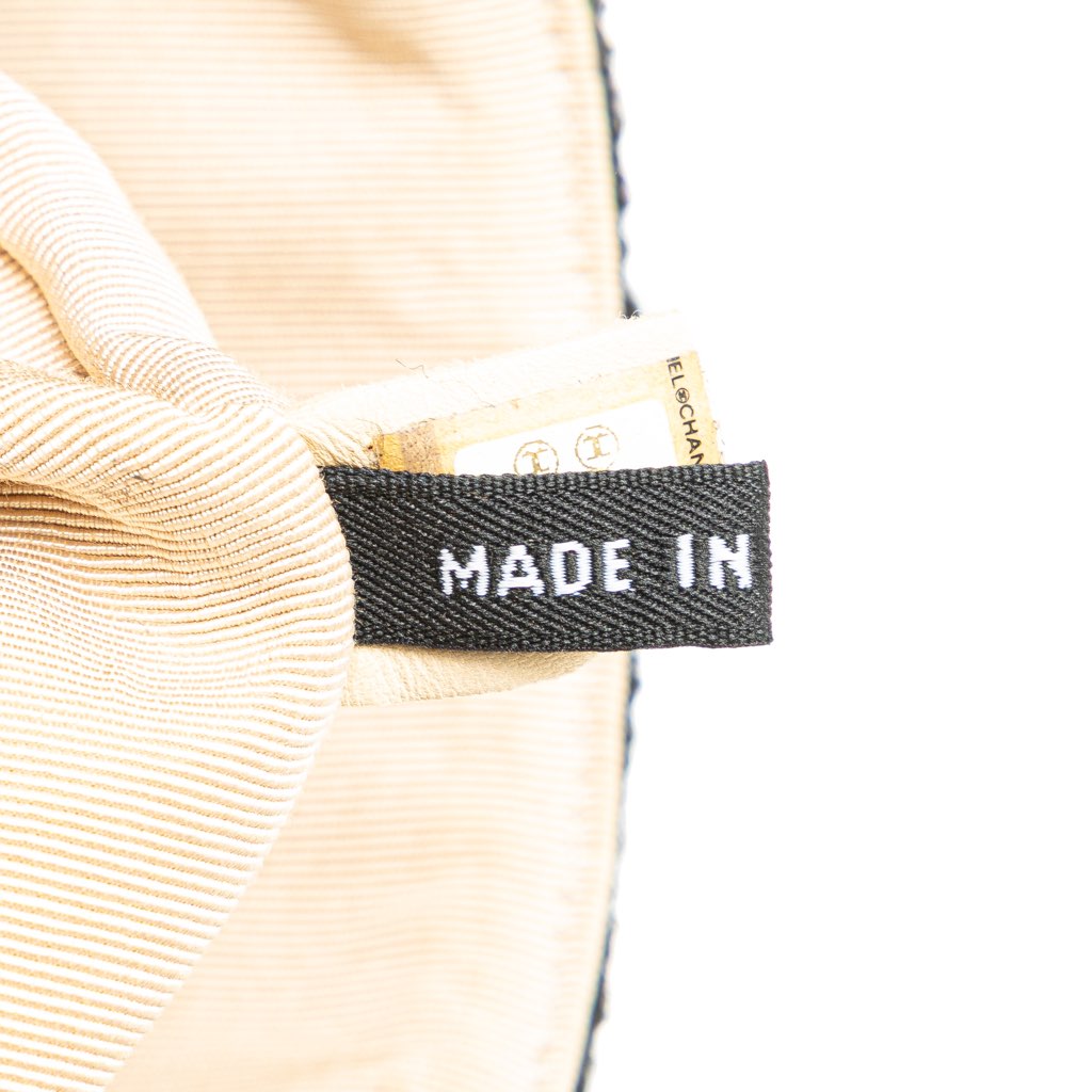 Chanel Jumbo Reissue 2.55 Choco Bar Wool Felt Identification Flap - Detail 1