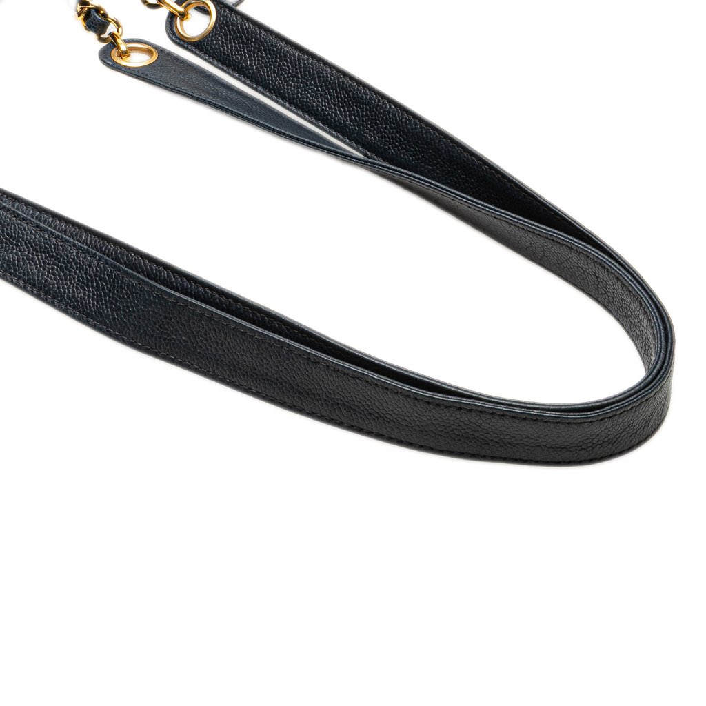 Chanel Quilted Caviar Front Pocket Chain Tote - Image 15