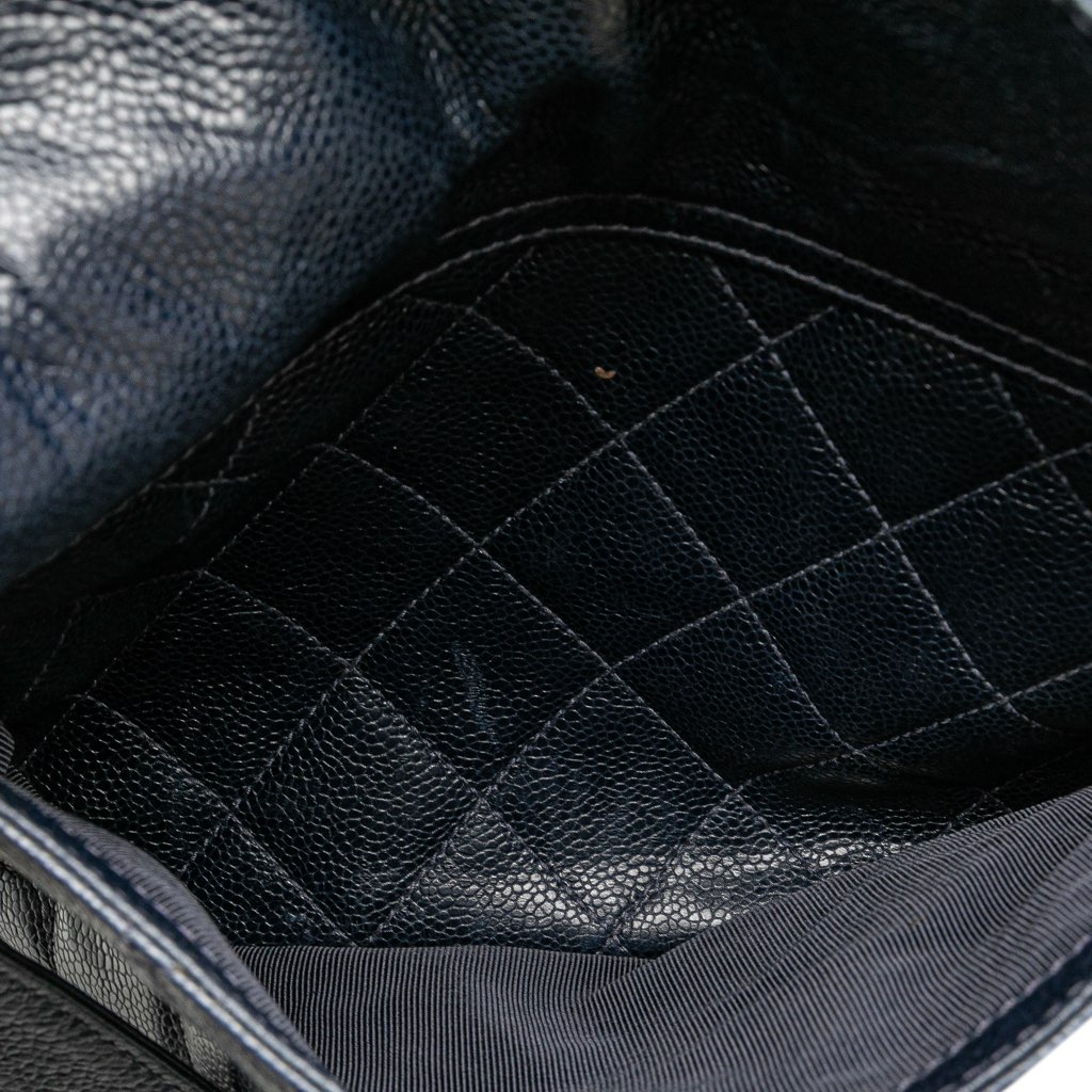 Chanel Quilted Caviar Front Pocket Chain Tote - 4