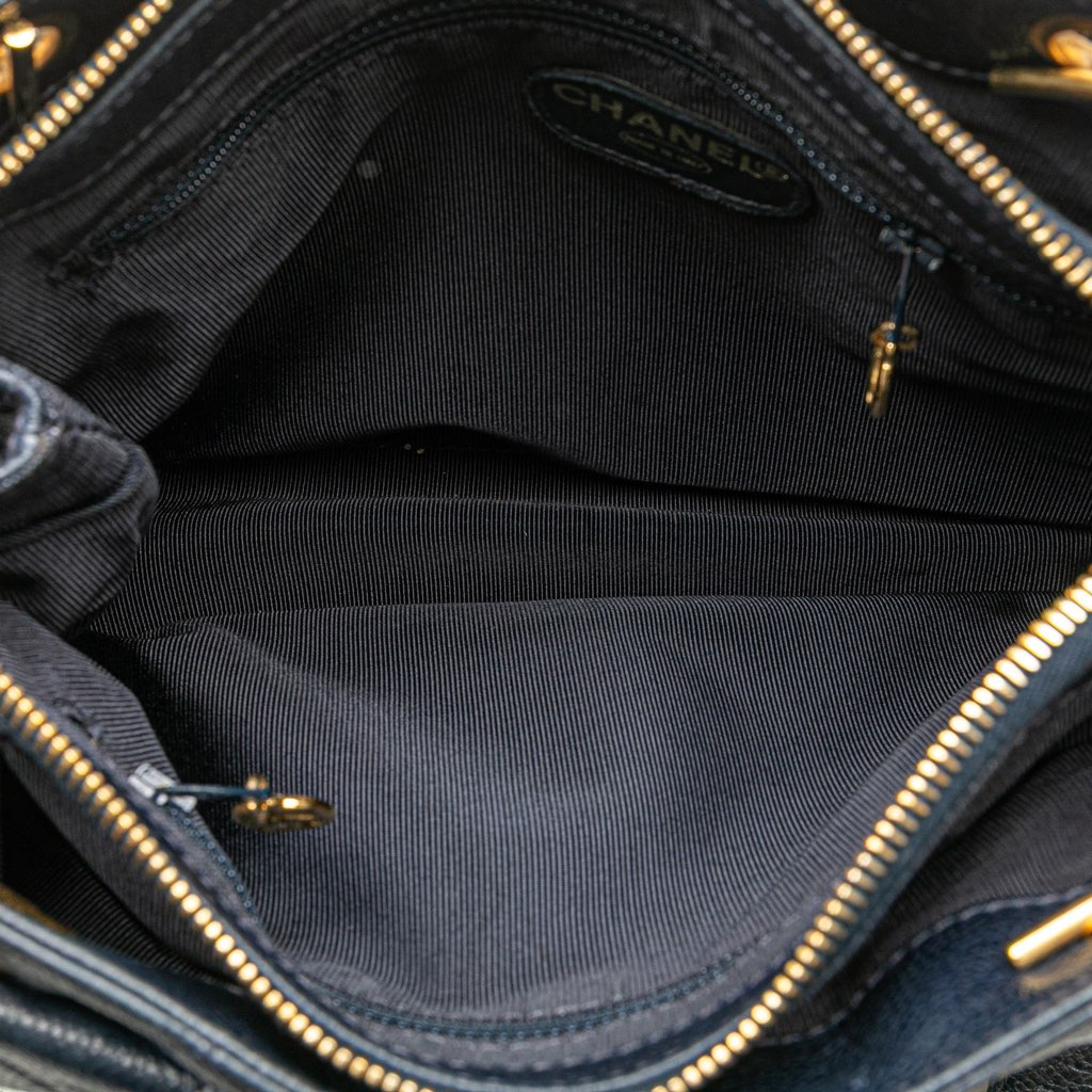 Chanel Quilted Caviar Front Pocket Chain Tote - Detail 1