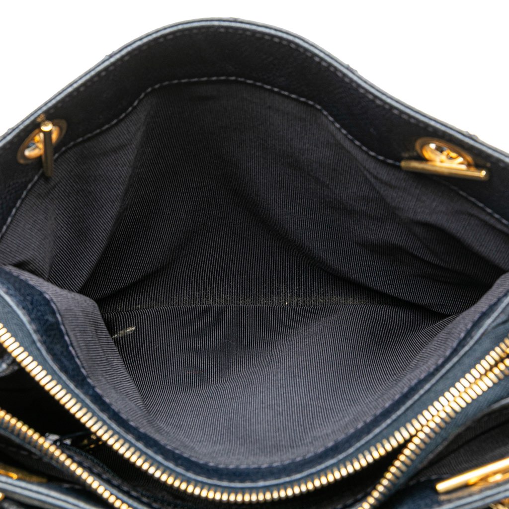 Chanel Quilted Caviar Front Pocket Chain Tote - Detail 2