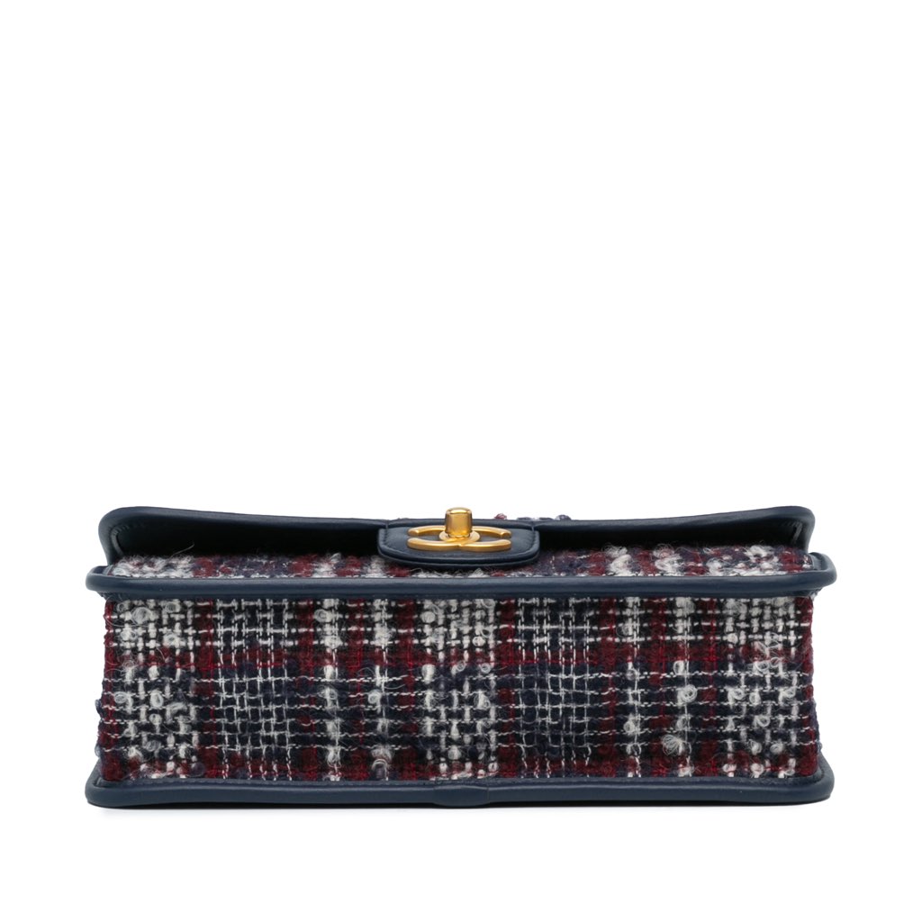 Chanel Small Tweed School Memory Top Handle Flap - 3