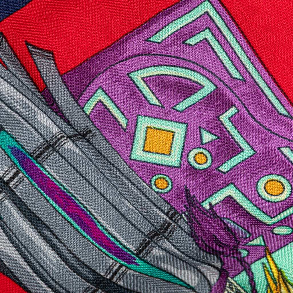 Hermès Cuirs Du Desert Silk Scarf - 5