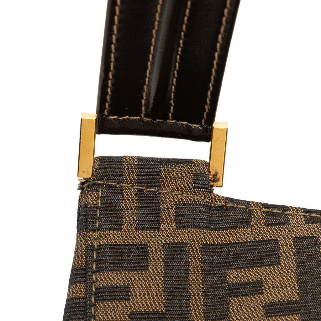 Fendi Zucca Canvas Shoulder Bag - Image 13