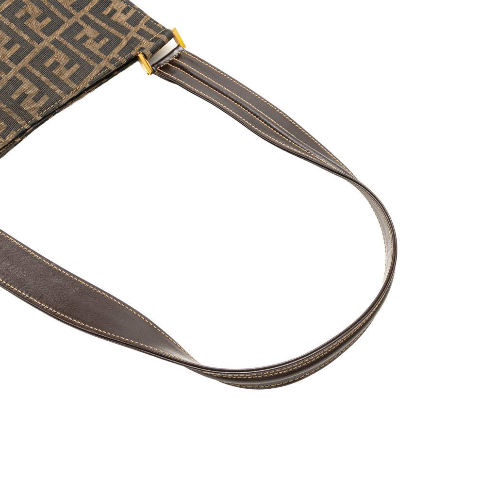 Fendi Zucca Canvas Shoulder Bag - Image 14