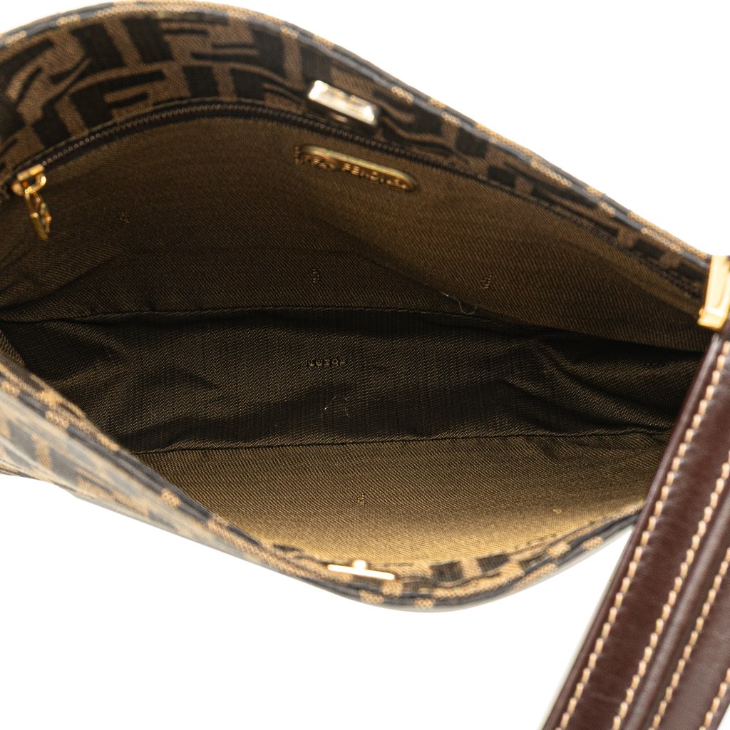 Fendi Zucca Canvas Shoulder Bag - 4