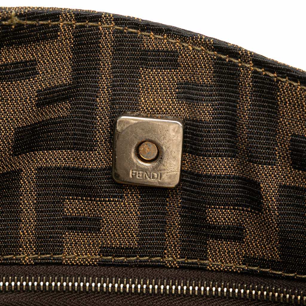 Fendi Zucca Canvas Shoulder Bag - Image 10