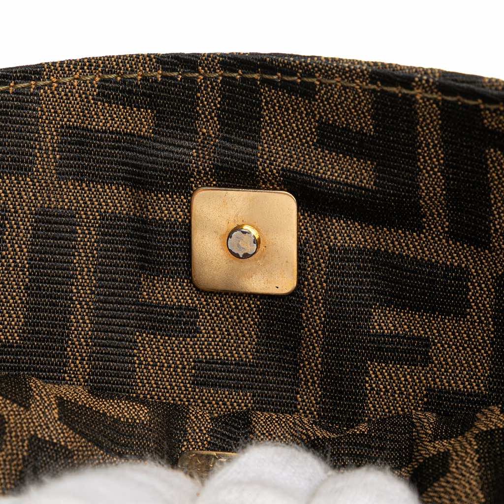 Fendi Zucca Canvas Shoulder Bag - Image 11